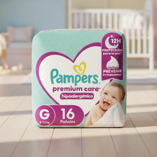 Pañal Pampers tamaño G 16 unidades