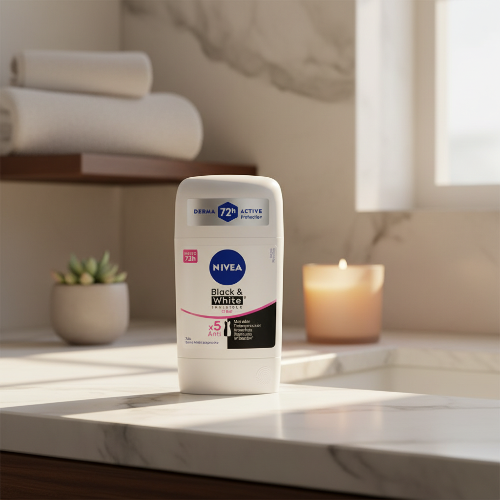 Desodorante Nivea Barra Black & White Clear 50g