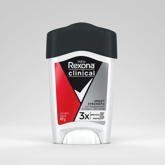 Desodorante Rexona Clinical Sport Strength Hombre 48g