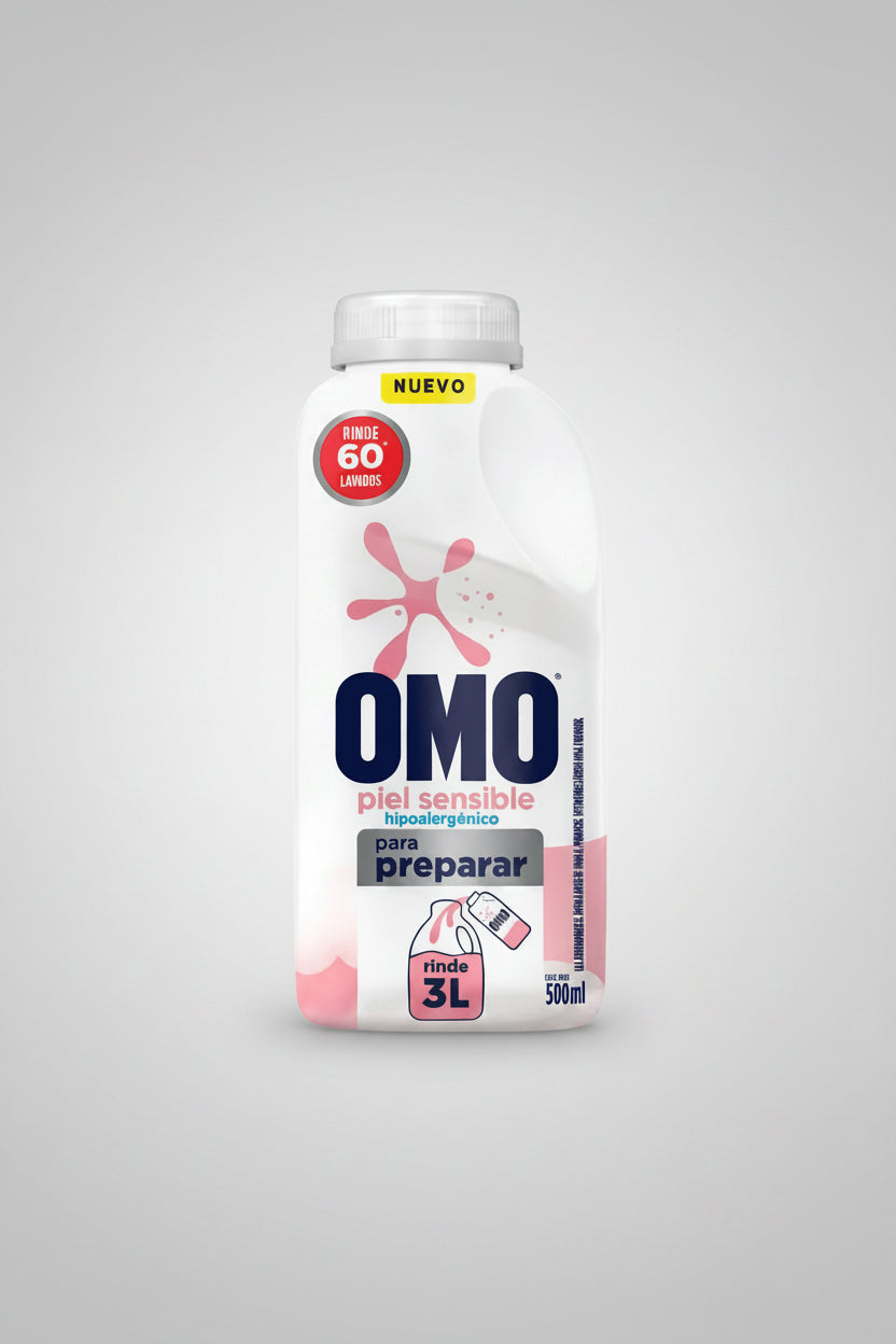 Omo Detergente Piel Sensible Diluir - 500 ml