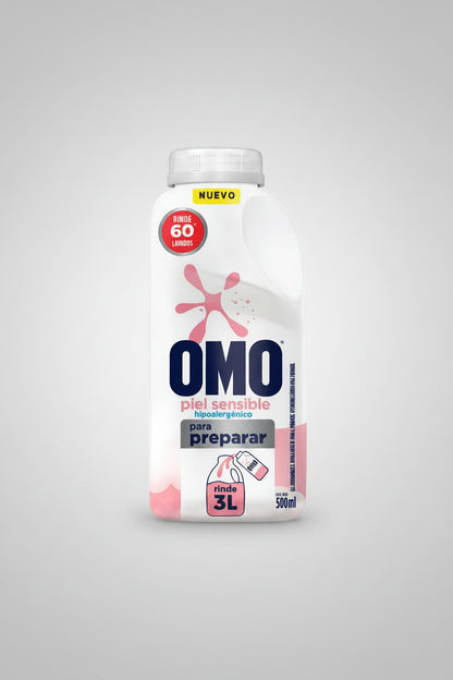 Omo Detergente Piel Sensible Diluir - 500 ml