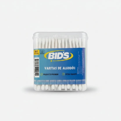 Cotonitos De Algodón Con Varita De Plástico Bud´s