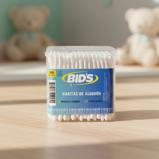 Cotonitos De Algodón Con Varita De Plástico Bud´s