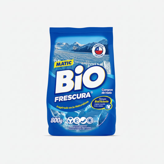 Bio Frescura en Polvo Azul Campos de Hielo 800 gr