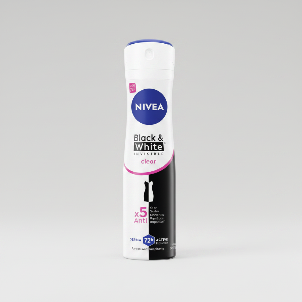 Desodorante Nivea spray Black & White Clear
