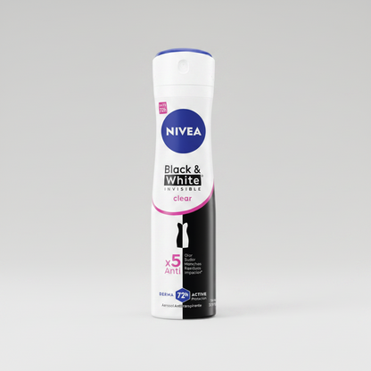 Desodorante Nivea spray Black & White Clear