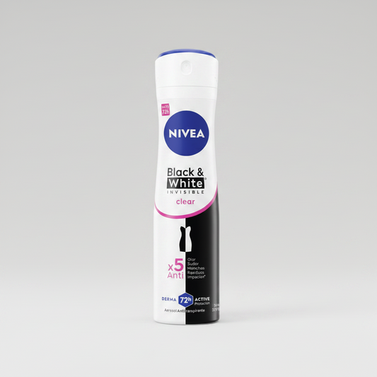 Desodorante Nivea spray Black & White Clear