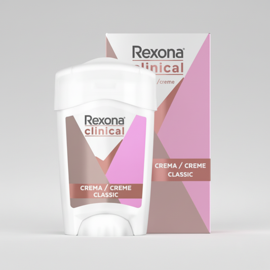 Desodorante Clinical Femenino Classic Crema En Barra 48 grs