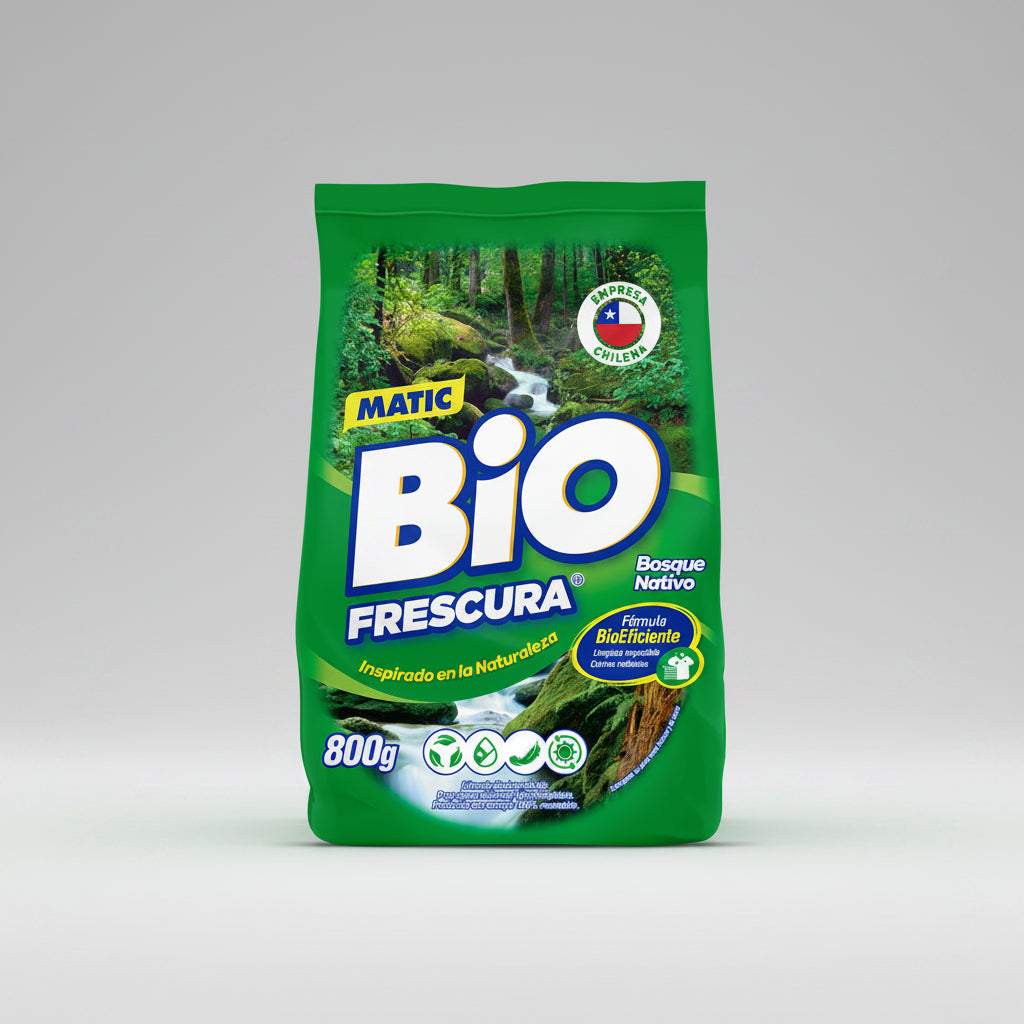 Bio Detergente Polvo Bosque Nativo 800 grs