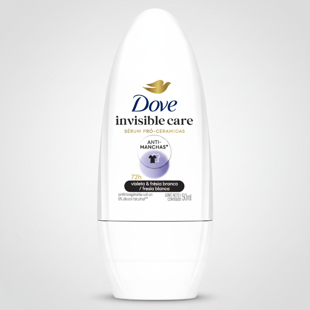 Desodorante Roll On Dove invisible care Mujer, 50 ml