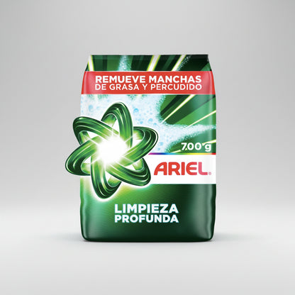 Detergente En Polvo Doble Poder 700 gr Ariel
