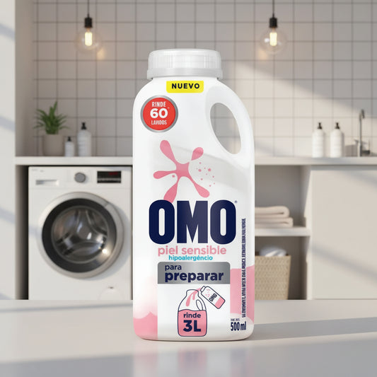 Omo Detergente Piel Sensible Diluir - 500 ml