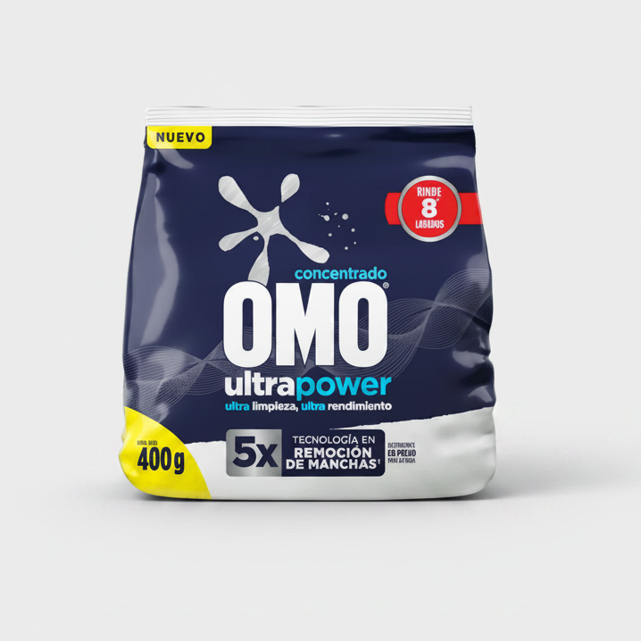 Detergente Omo en Polvo 400grs