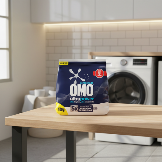 Detergente Omo en Polvo 400grs