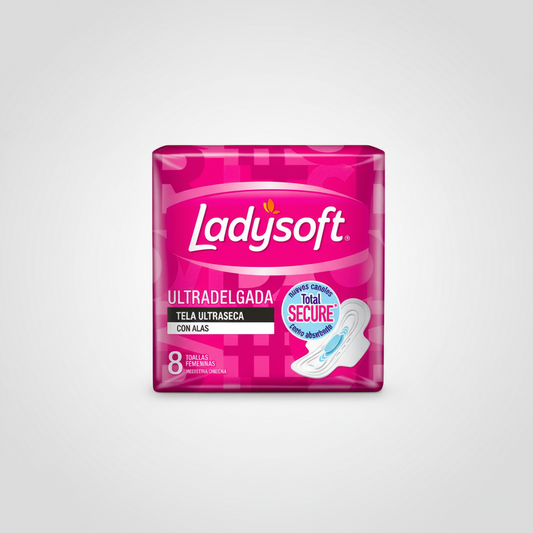 Toalla higiénica Ladysoft Ultradelgada 8 unidades