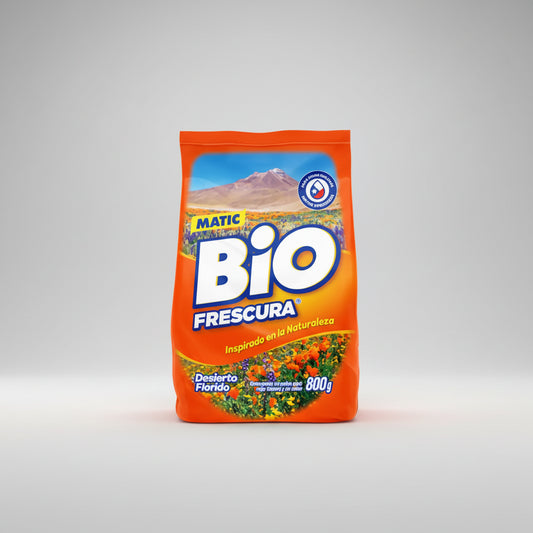Detergente Bio Frescura en Polvo 800 gr